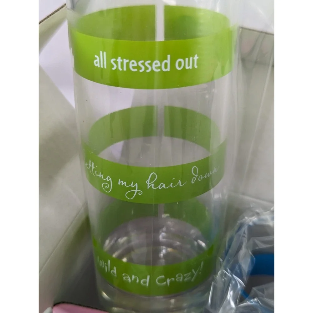 Hallmark Attitude Adjustment Tumblers Acrylic Cups Humor‎